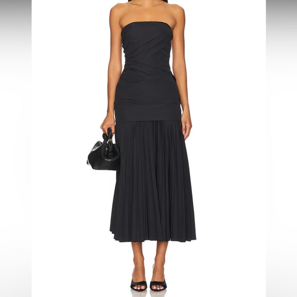 A.L.C. Revolve Austin Strapless Maxi Dress Size 6 NWT Navy -  threedaughtersproperties.com